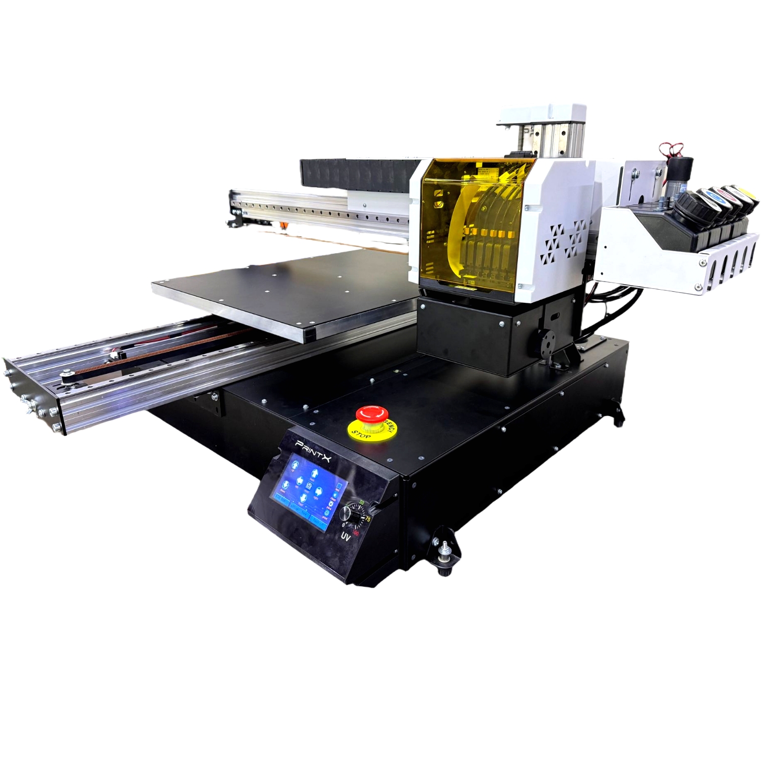 Картинка галерии товара УФ принтер А2+ (50x76 см) 2 головы XP600, "Семён Семёнович" с увеличенным столом